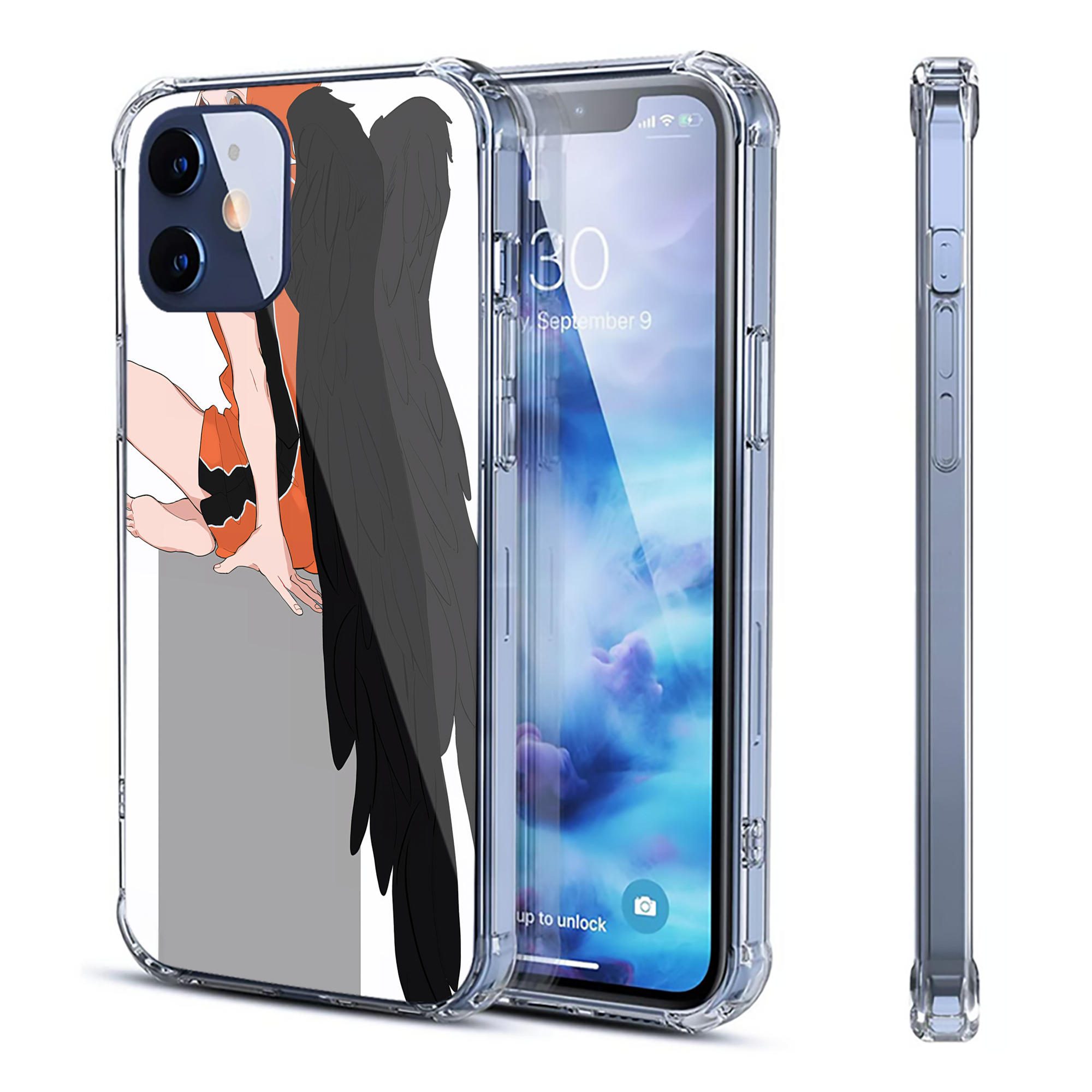 （画像用） ハイキュー!! Haikyu!! 【iPhone 12シリーズ対応】透明スマホケース（クリアソフトケース）